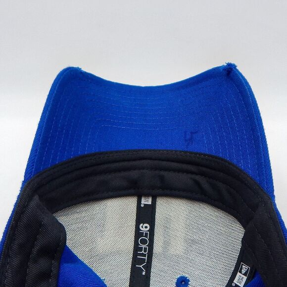 New Era Mens Hat Blue Strapback NFL New York Giants 9Forty Football Cap - Picture 13 of 13